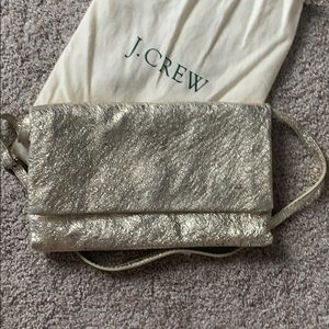 J.Crew  Gold shoulder bag/clutch